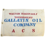 Classic Walter Hagen Golf Tournament Gallatin Oil Company ACS Flag