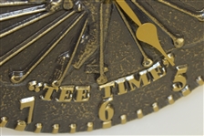 Handmade Golfer 'Tee Time' Stop-Action Swing Sequence Wall Clock