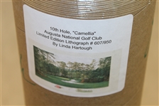 1994 Ltd Ed Augusta National 10th Hole 'Camellia' Lithograph by Linda Hartough - 607/950