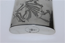 Augusta National Golf Club English Pewter Golf Flask with Funnel - Excellent Condition