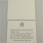1966 Masters Tournament Member Gift - Jewelry Case with Card & Original Box