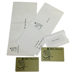 Tiger Woods' Augusta National Issued 2014 Masters Credit Cards with Letter & Envelope