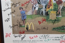 1994 McDonald's LPGA Championship Poster Signed by Field - Framed JSA ALOA