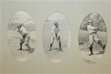 Three 1897 Original Illustrations by A.B. Frost - Framed