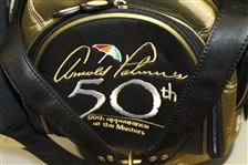 Arnold Palmer Signed '50th Appearance at The Masters' Commemorative Golf Bag JSA ALOA