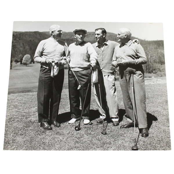 Ben Hogans Personal Photo with Golf Group Including Bing Crosby