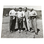 Ben Hogans Personal Photo with Golf Group Including Bing Crosby