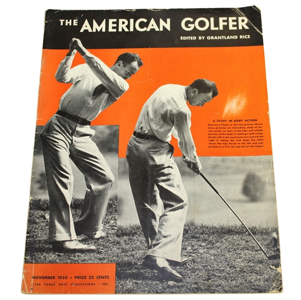 Ben Hogans Personal Copy of The American Golfer - November 1933