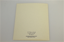 Ben Hogan's Death Certificate & a Celebration of Life Service Program