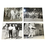 Ben Hogans Personal Photos - Setup Out of Rough, Swing Training, Foursome & Post Swing, 