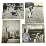 Ben Hogans Personal Photos - With Valerie, Swinging Club, Trophies & Quality High