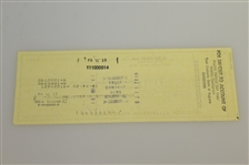 Ben Hogan's Signed Personal Check to the Masters Tournament - 1991 JSA ALOA