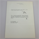 President Eisenhower Signed Letter to Ben Hogan after 1955 US Open Loss, Retirement, Gambling, etc Content JSA ALOA