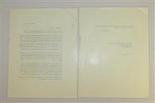 President Eisenhower Signed Letter to Ben Hogan after 1955 US Open Loss, Retirement, Gambling, etc Content JSA ALOA