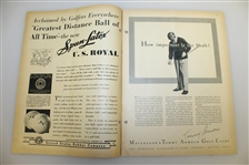 1935 May & June Golfing Magazines - Woman Smoking Cover & Salesman on the Course Cover