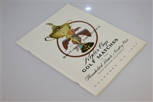 Ben Hogan's Personal 1955 Ryder Cup at Thunderbird Ranch & CC Program