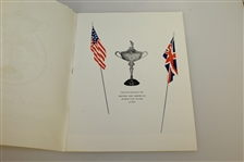 Ben Hogan's Personal 1955 Ryder Cup at Thunderbird Ranch & CC Program