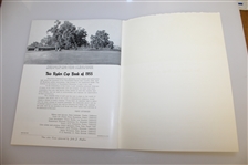 Ben Hogan's Personal 1955 Ryder Cup at Thunderbird Ranch & CC Program