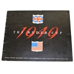 Ben Hogans Personal 1949 Ryder Cup at Ganton Golf Club Program
