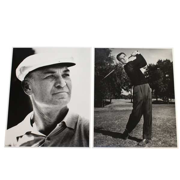 Ben Hogans Personal Photos - Older with Hat & Post Swing Pose