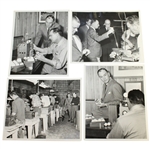 Ben Hogans Personal Photos - Hogan Company Shots with Clubs, Machinery, Golf Balls