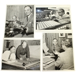 Ben Hogans Personal Photos - Hogan Company Shots with Putter, Golf Balls, Drawing Board