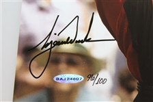 Tiger Woods Signed Ltd Ed 1997 Masters 'Major Moments Photo 96/100 #BAJ24807