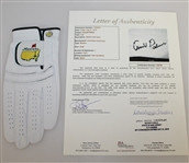 Arnold Palmer Signed Masters Logo Golf Glove FULL JSA #Y52700