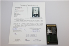 Cary Middlecoff Signed Grand Slam Ventures 1955 Masters Golf Card FULL JSA #Z07181