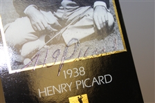 Henry 'H.G.' Picard Signed Grand Slam Ventures 1938 Masters Golf Card FULL JSA #Z07182