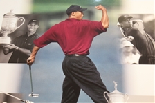 Tiger Woods Signed Major Victories Collage 16x20 Photo #BAJ12621
