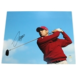 Sergio Garcia Signed Red Shirt - Post Swing 16x20 Photo #BAJ13639