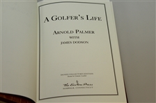 Arnold Palmer Signed Collector's Ltd Ed. Leather Bound 'A Golfer's Life' Book JSA ALOA