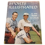 Arnold Palmer, Ken Venturi, & Dow Finsterwald Signed 6/13/1960 Sports Illustrated JSA ALOA