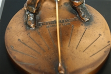 Pinehurst Country Club Balfour Large Putter Boy Bronze Sundial Statue