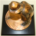 Pinehurst Country Club Balfour Large Putter Boy Bronze Sundial Statue