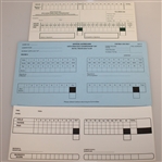 1997 Major Champs Signed Official Scorecards - Els, Leonard, & Love III JSA ALOA