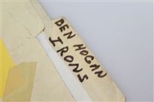 Ben Hogan's Personal Specifications, Notes, & Information for Personal Irons - Unique