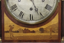 Winterhalder & Hofmeier Golf Themed Bracket Clock w/Triple Wind & Westminster Chime - Rare