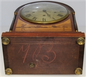 Winterhalder & Hofmeier Golf Themed Bracket Clock w/Triple Wind & Westminster Chime - Rare