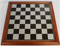 Golf Themed Chess Set - Golfers, Flags, Bags, Trophy Pieces with Wooden Chess Board