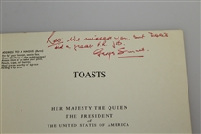 Multi-Signed 1973 Ryder Cup at The Marine Hotel North Berwick Dinner Menu JSA ALOA