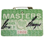 Gary Player Signed 1978 Masters Badge #24131 JSA ALOA