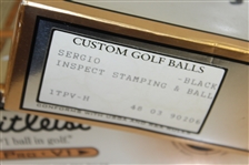 Sergio Garcia Personal Custom Dozen Titleist Pro-V1 392 Golf Balls