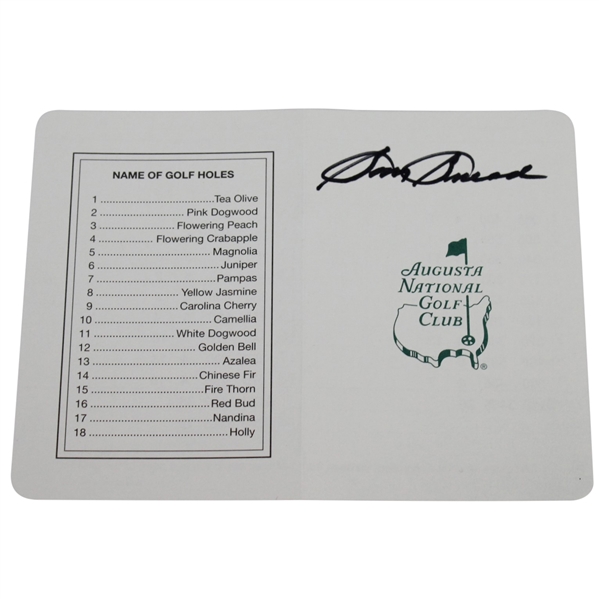 Sam Snead Signed Augusta National Golf Club Scorecard JSA ALOA