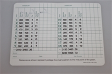 Sam Snead Signed Augusta National Golf Club Scorecard JSA ALOA