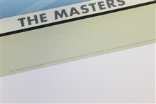 Tom Watson Signed 2008 Augusta National Golf Club Landmarks Collage Poster JSA ALOA