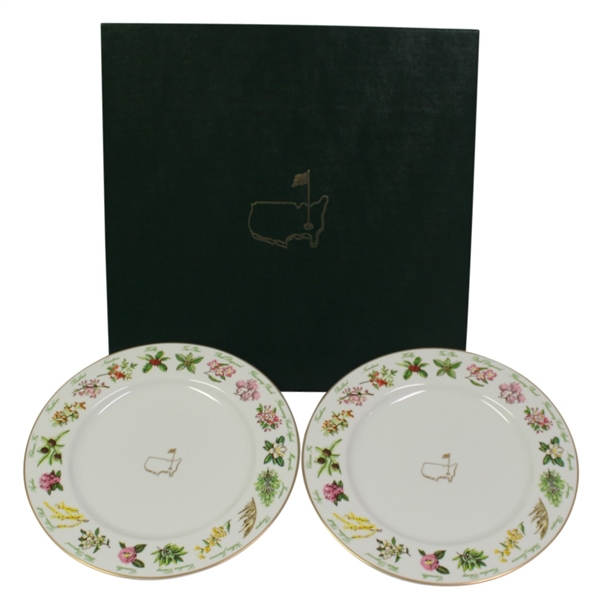2016 Masters Tournament Member Gift - Two Tiffany & Co. Plates in Original Box