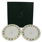 2016 Masters Tournament Member Gift - Two Tiffany & Co. Plates in Original Box