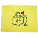 Trevor Immelman Signed 2014 Masters Embroidered Flag JSA ALOA
